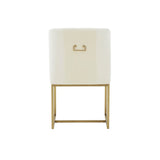 Lisa Pleated Performance Velvet Dining Chair by Inspire Me! Home Decor