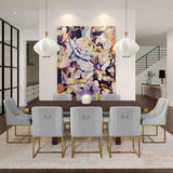 Lisa Pleated Performance Velvet Dining Chair by Inspire Me! Home Decor