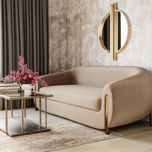 Lina 93" Performance Fabric Sofa by Inspire Me! Home Decor
