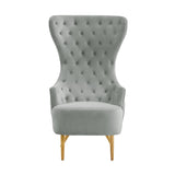 Jezebel Performance Velvet Wingback Accent Chair by Inspire Me! Home Decor