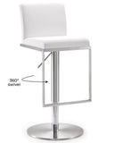 Amalfi Performance Vegan Leather Adjustable Stool