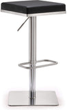 Bari Performance Vegan Leather Adjustable Stool