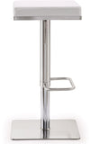Bari Performance Vegan Leather Adjustable Stool