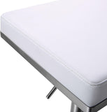 Bari Performance Vegan Leather Adjustable Stool