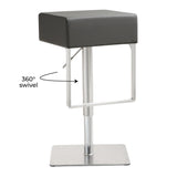 Seville Performance Vegan Leather Adjustable Stool
