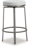 Pratt Performance Vegan Leather Swivel Counter Stool - Set of 2
