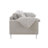 Vari 90" Textured Performance Velvet Lounge Sofa