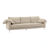Vari 90" Textured Performance Velvet Lounge Sofa