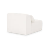 Tarra Cream Performance Chenille Modular Armless Chair