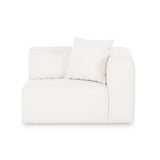 Tarra Cream Performance Chenille Modular Corner Chair