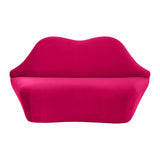 Lips 68" Performance Velvet Settee