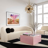 Leonie 102.5" Faux Shearling Sofa