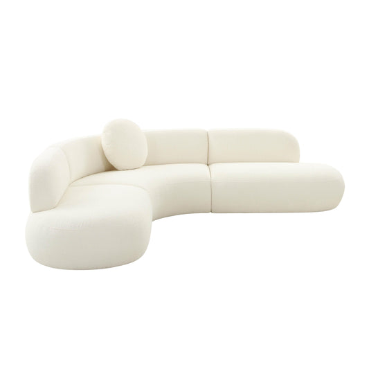 Broohah 3-Piece Performance Fabric L-Shaped Sectional