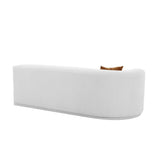 Fickle 82.5" Grey Performance Velvet Modular Loveseat