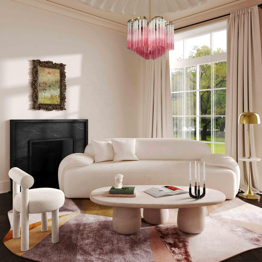 Allegra 100" Velvet Sofa