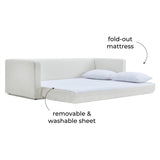 Ryan 91" Performance Boucle Sleeper Sofa
