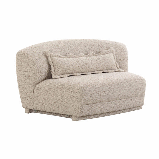 Marion 63" Two-Tone Textured Performance Boucle Armless Loveseat