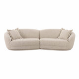 Marion 2-Piece Two-Tone Textured Performance Boucle Sectional
