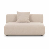 Sylvie 54" Cream Performance Boucle Armless Loveseat
