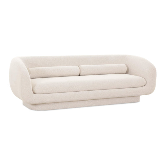 Simone 96" Cream Performance Boucle Sofa