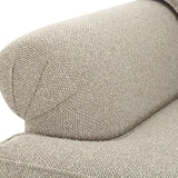 Yvette 92" Warm Grey Performance Boucle Sofa