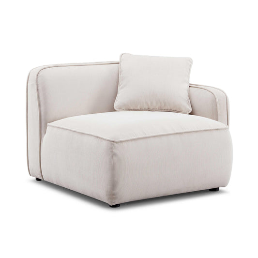 Travie Performance Corduroy Velvet RAF Corner Chair