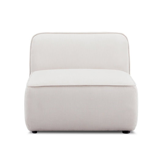 Travie Performance Corduroy Velvet Armless Chair