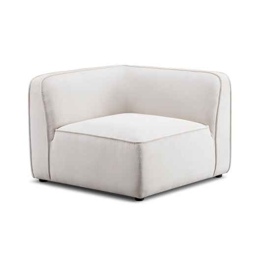 Travie Performance Corduroy Velvet Corner Chair