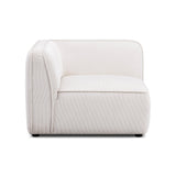 Travie Performance Corduroy Velvet Corner Chair