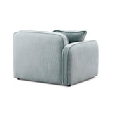 Travie Performance Corduroy Velvet LAF Corner Chair