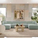 Travie 6-Piece Performance Corduroy Velvet  Modular U-Sectional
