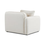 Travie Sand Upcycled Performance Linen LAF Corner Chair