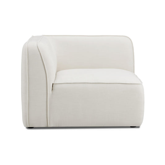 Travie Sand Upcycled Performance Linen Corner Chair