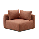 Hangover Contract-Grade Textured Fabric Modular Corner Chair