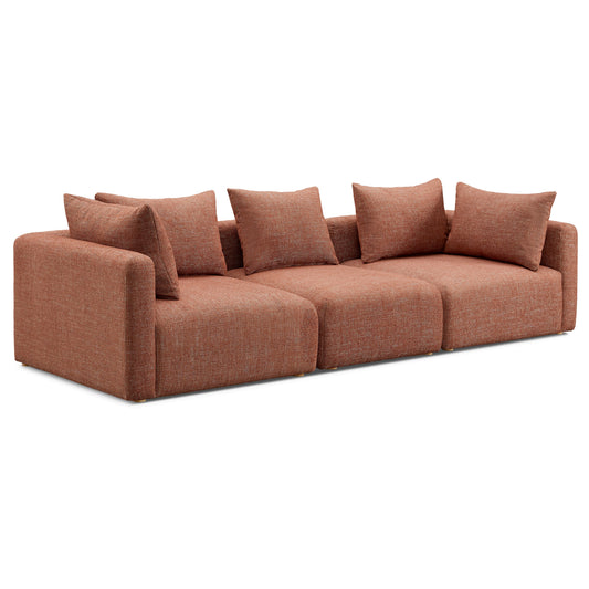 Hangover 112.5" Textured Fabric Sofa