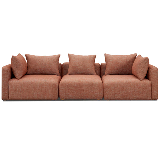 Hangover 112.5" Textured Fabric Sofa