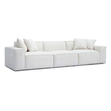 Mindy 115" Performance Chenille Basketweave Modular Sofa
