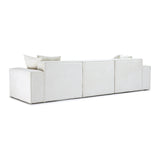 Mindy 115" Performance Chenille Basketweave Modular Sofa