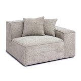 Mindy Performance Chenille Basketweave Modular Corner Chair