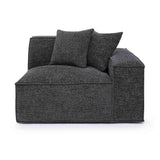 Mindy Performance Chenille Basketweave Modular Corner Chair