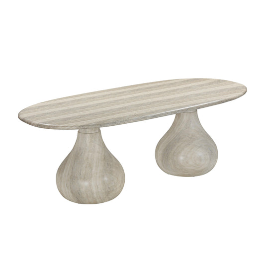 Smooch 87" Concrete Indoor/Outdoor Dining Table