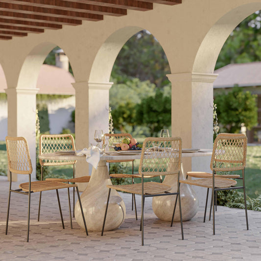 Smooch 87" Concrete Indoor/Outdoor Dining Table