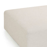 Hangover Cream Performance Fabric Outdoor Ottoman