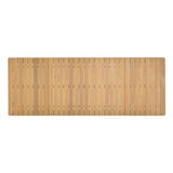 Sardinia 95" Light Teak Outdoor Rectangular Dining Table