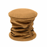 Bounce Ruched Performance Velvet Adjustable Ottoman