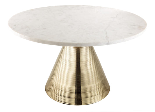 Tempo 30" Marble Round Coffee Table