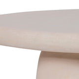 Rahul 59" Cream Coffee Table