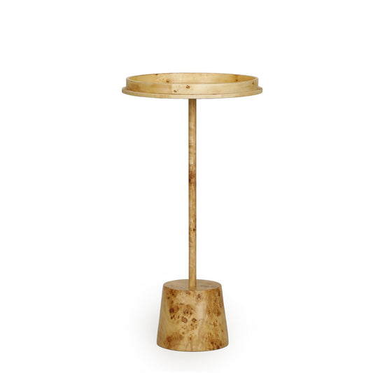 Destin Natural Burl Contract-Grade Side Table