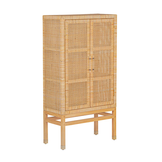 Amara Woven Rattan Cabinet