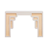 Suzie 45" Rattan Console Table